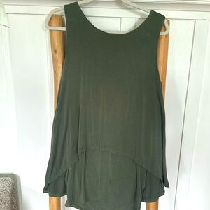 The Limited Layered Sage Tank-Top, Size XS